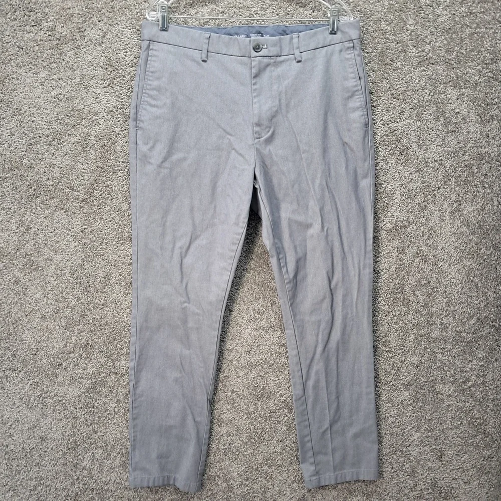 Old Navy‎ Ultimate Slim Built-In Flex Pants Mens 36x30 Gray Chinos 1166